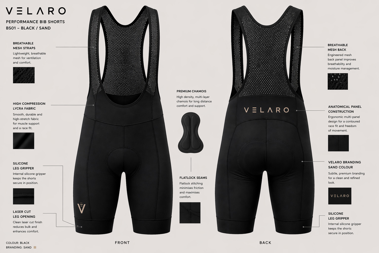 Drop 1. Sand Bib Shorts
